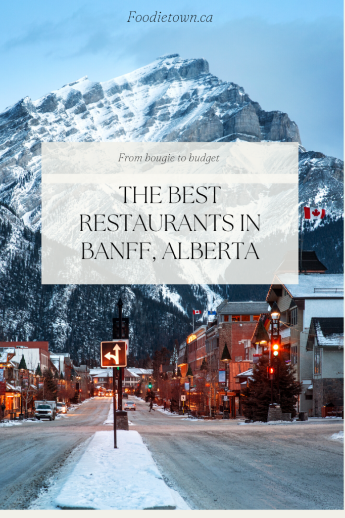 best banff restaurants