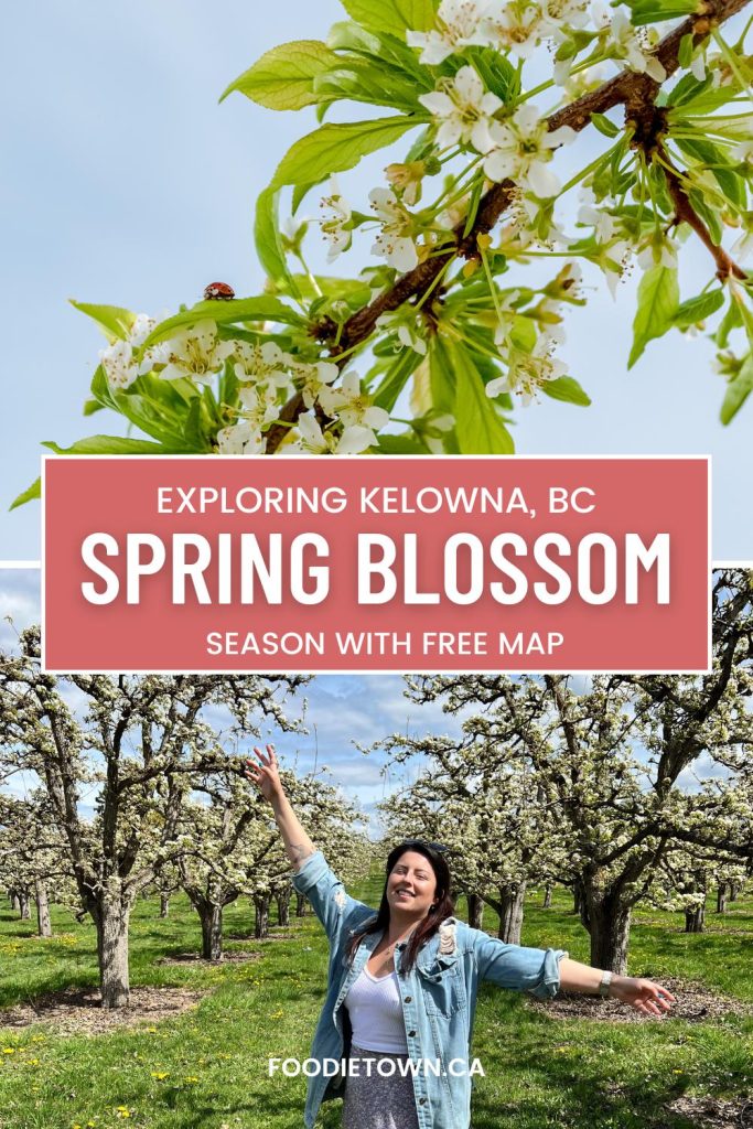 Kelowna spring blossom season