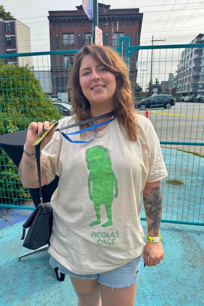 Picholas Cage tshirt Pickle Festival in Vancouver