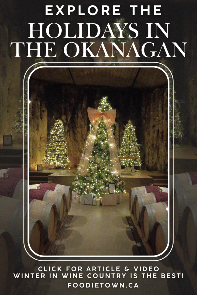 Canada's smallest Christmas Market and other unique things to do in the Okanagan Valley of BC - watch the video and read the article here! foodietown.ca