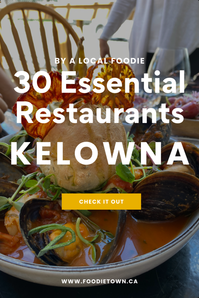 where to eat in Kelowna now for 2026 - updated annually