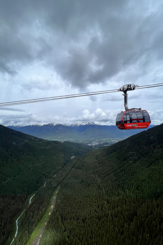 Peak2Peak Gondola in Whistler, BC - Worth it? You gotta go at least once! Four Seasons Whistler Patio - The ultimate guide for Whistler in Summer - foodietown.ca