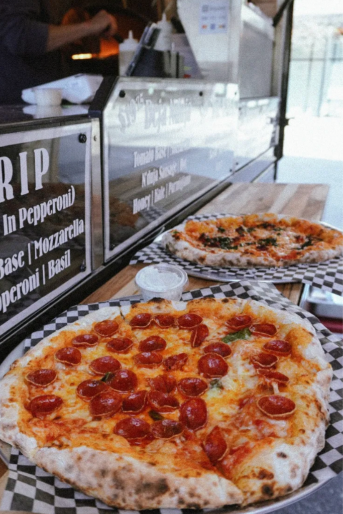 Mystic Pizza Food Truck in Kelowna making sourdough pizza from scratch!