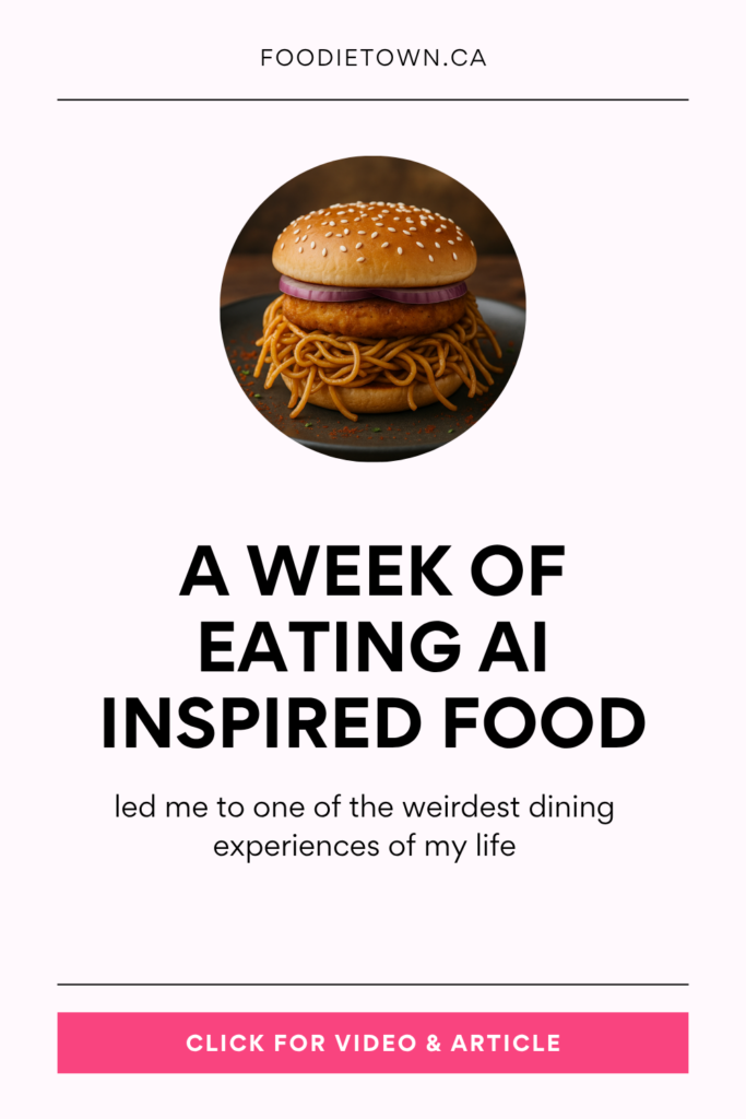 AI-Inspired Dinner Gone Wrong - The most unusual dining experience of my life.