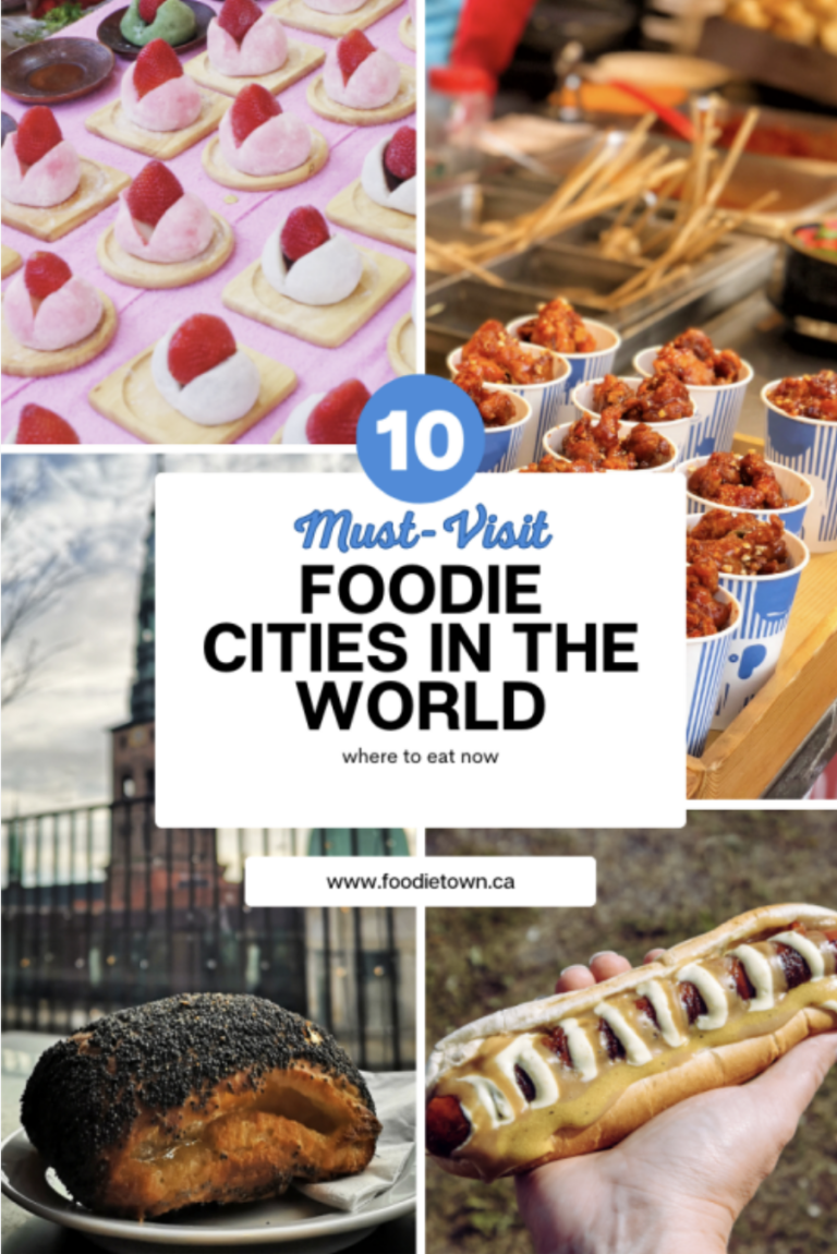 10 must visit foodie cities in the world