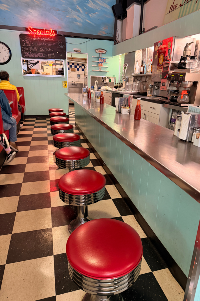 The Templeton Diner in downtown Vancouver on Granville Street - one of the oldest diners in Canada