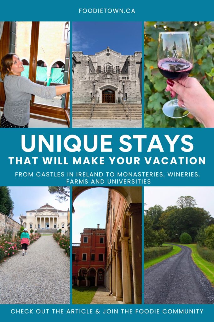Unique stays and accommodations in Canada, Italy and Hawaii